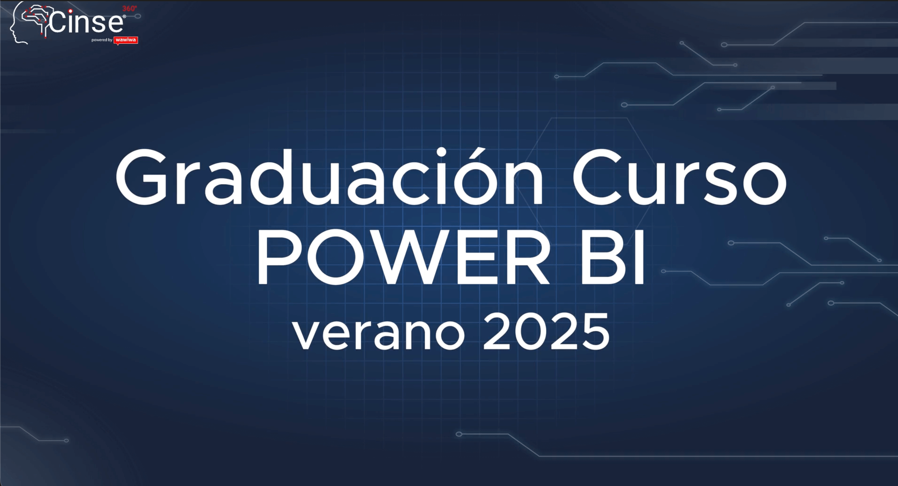 Graduación del curso Power BI Verano 2025